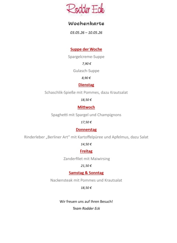 Wochenkarte 050526 bis 100526