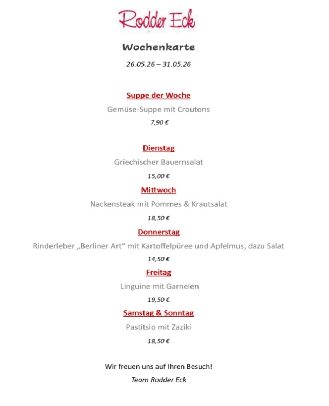 Wochenkarte 260526 bis 310526