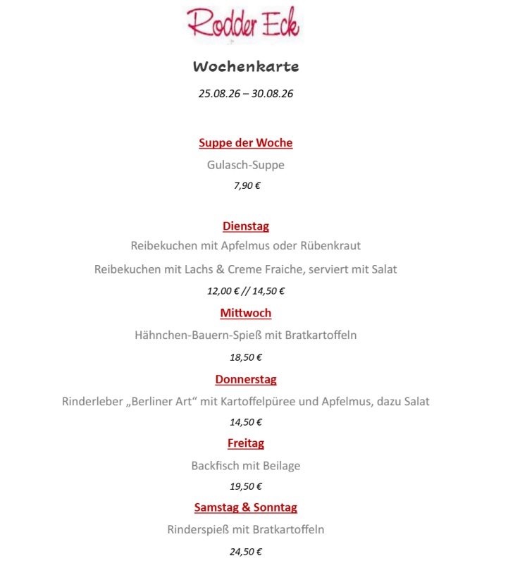 Wochenkarte 250826 bis 300826